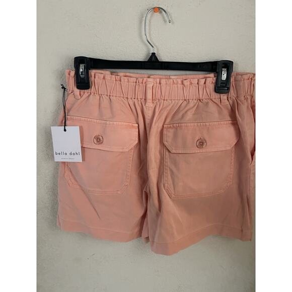 Bella Dahl Callie Ruffle Short Peach Fizz Size S NWT $114 - Picture 6 of 7